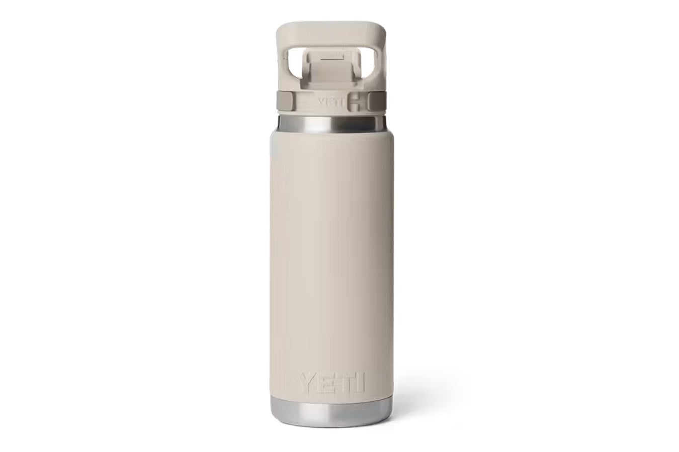 YETI Rambler 26oz Flip Chug Water Bottle Cape Taupe